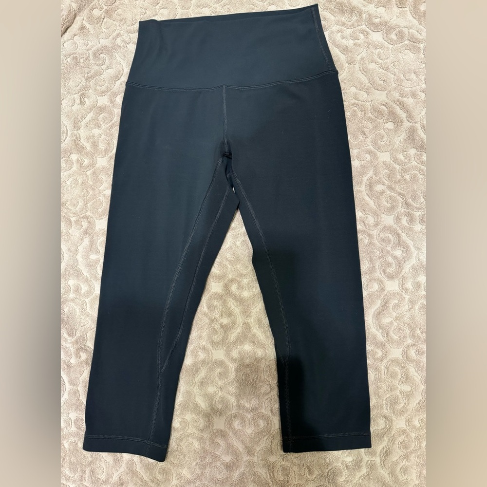 Lululemon Align Crop 19” Blue Tied 6